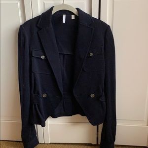 IISLI Blazer Navy Blue Wool Blazer Size 2 $55